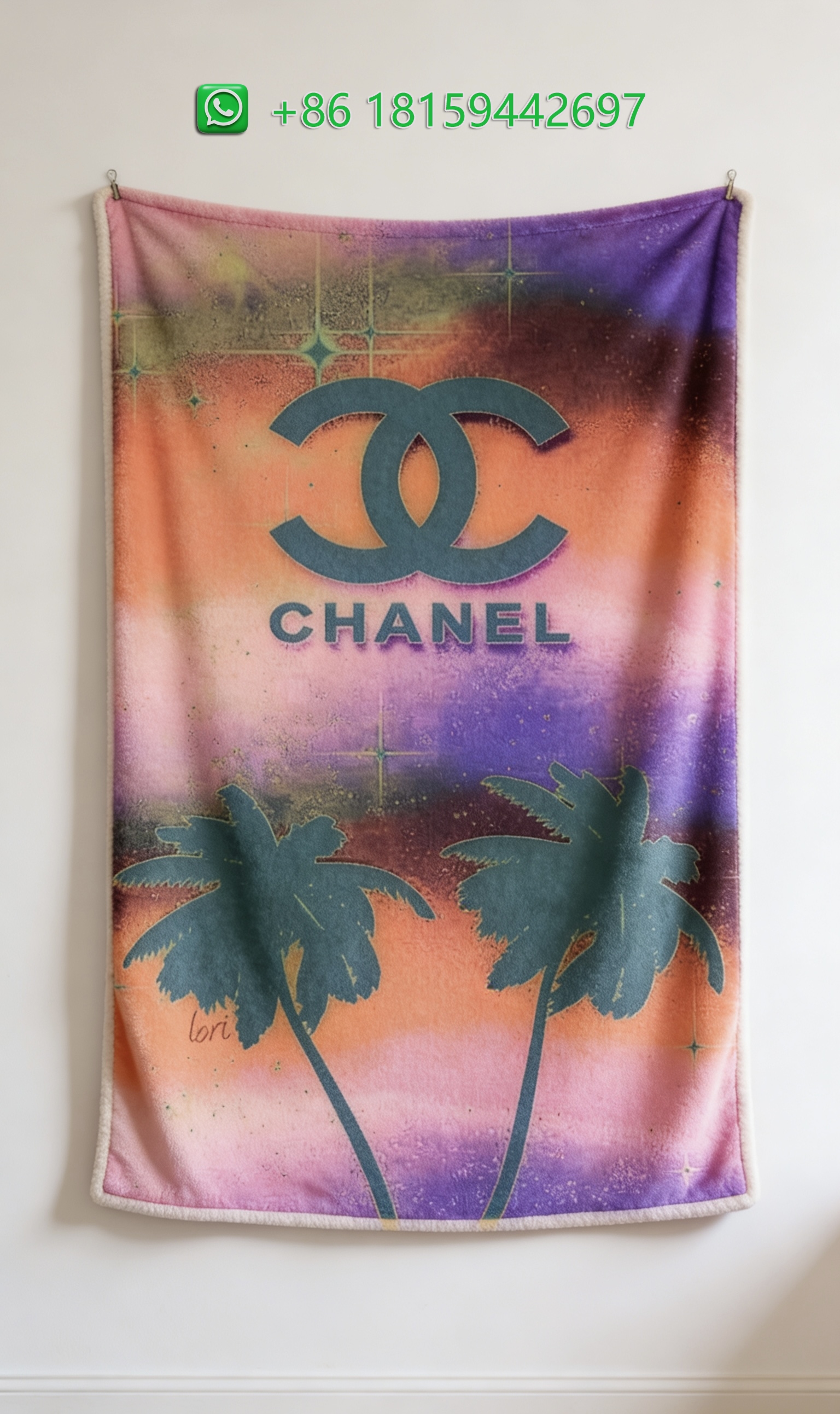 Chanel Throw Blankets